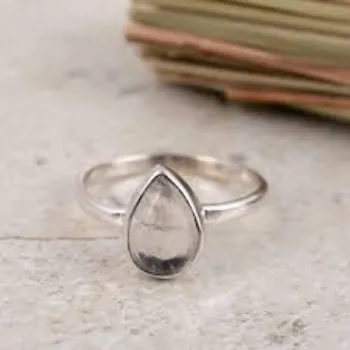  Silver Gemstone Ring